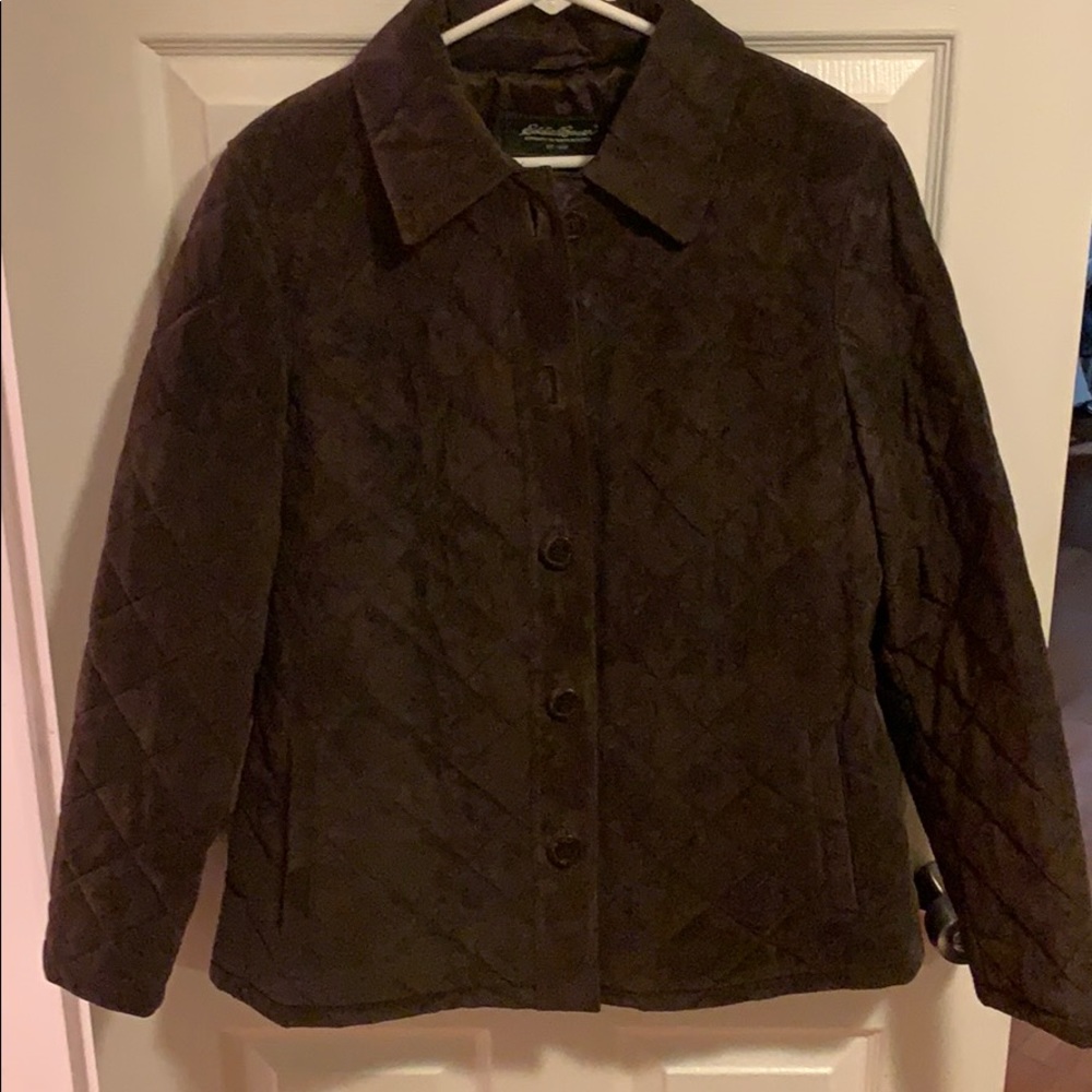 Eddie Bauer Leather Coat NWT